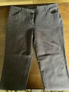 Chico's So Slimming Straight-Leg Jeans in Brown, Size 2 LIKE NEW